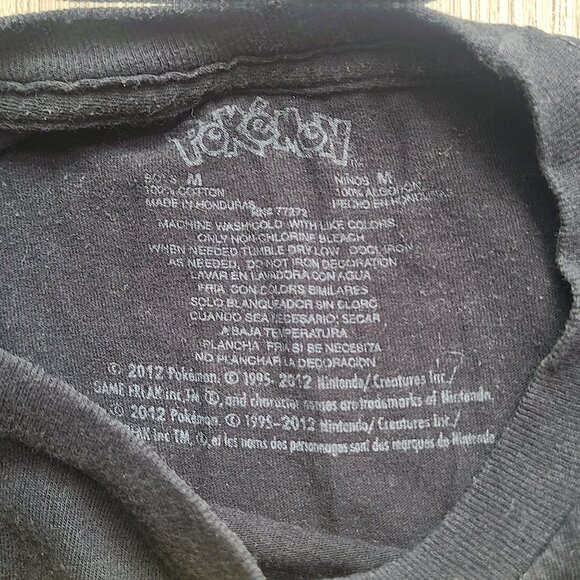 Pokémon Black Pikachu t-shirt, size Small - Picture 4 of 5